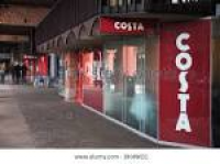Costa coffee shop in renovated