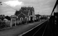 North Tawton station in 1970.