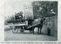 Exeter Carnival cart by