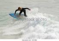 Surfing at Woolacombe, North ...