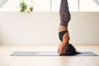 A good adjustment in a yoga