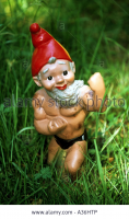 A garden gnome at 'Gnome