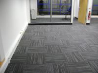 Completed flooring work
