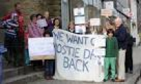 The Cupar protesters make
