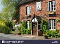 The Dysart Arms In Spring, Bunbury, Cheshire, England, Uk Stock ...