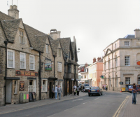 Cotswold stone buildings in