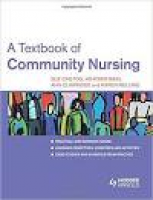 Textbook of Community Nursing: Amazon.co.uk: Sue Chilton, Heather ...