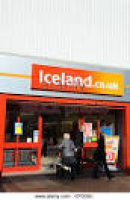 Iceland frozen foods store,