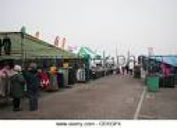 Blackbushe Sunday Market Stalls Camberley Surrey UK Stock Photo ...