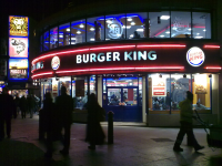 Burger King restaurant in