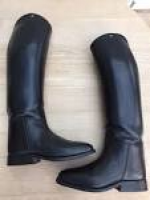 Long leather 'Petrie' riding boots - size 4.5 | in Lymington ...