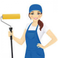 A Lady Painter & Decorator in ...