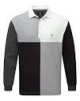Cotton Traders Mens Guinness 1/4 Cut Rugby Shirt Top Jersey ...