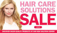 HAIR CARE SOLUTIONS SALE.