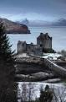 Eilean Donan Castle in winter, ...