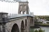 The Menai Suspension Bridge is ...