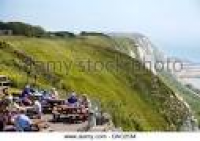 Cliff Top Cafe at Capel-Le-Ferne in Folkestone - Kent - UK Stock ...