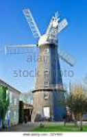 ... painted restored windmill ...