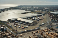 Grimsby docks and fish market