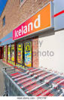 Iceland store front sign with ...