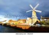 Maud Foster Windmill Boston Lincolnshire England Stock Photo ...