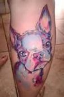 Boston terrier tattoo
