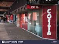 Costa coffee shop in renovated buildings around Albert Dock Stock ...