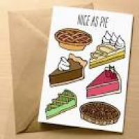Unique Art Gifts | Nice As Pie Greeting Card | Wraptious
