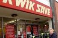 CLOSED... the Kwik Save store ...