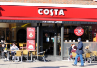 The Costa Coffee shop on