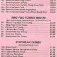 Scanned menu for Gourmet House