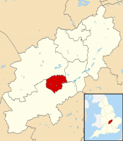 Northampton shown within