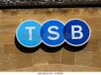 TSB sign on wall of bank,