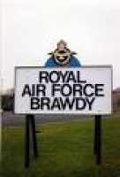RAF Brawdy - The sign at the