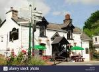 exterior of The Cornhill Inn small village pub, Rhayader, Powys ...