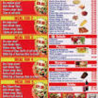 Scanned menu for Dominic&#039 ...