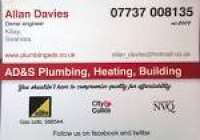 AD&S Plumbing Heating Building Est2009 - Contact