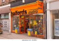The Halfords metro shop store ...