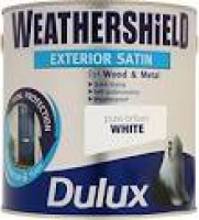 Dulux Weathershield Exterior Satin 2.5L Pure Brilliant White ...