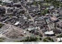 aerial view of Stafford town ...