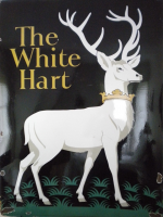 The White Hart signboard