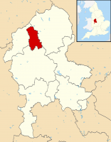 Stoke-on-Trent shown within