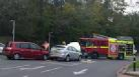 Two cars crash at junction of Plough Lane and Croydon Road in ...
