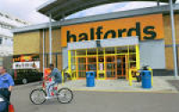 ... outside a Halfords store