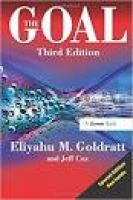 The Goal: A Process of Ongoing Improvement: Amazon.co.uk: Eliyahu ...