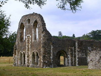 The ruins of Waverley Abbey