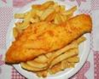 Traditional fish and chips ...