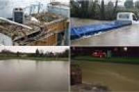 The pictures that show the extent of the flooding across Wales ...