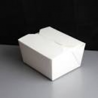 White Leak-Proof Food Carton ...