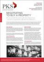 Negotiating to buy a property